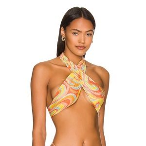 Indah Sea Bikini Top in Imagine Size M from REVOLVE